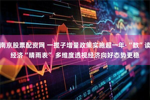 南京股票配资网 一揽子增量政策实施超一年·“数”读经济“晴雨表” 多维度透视经济向好态势更稳