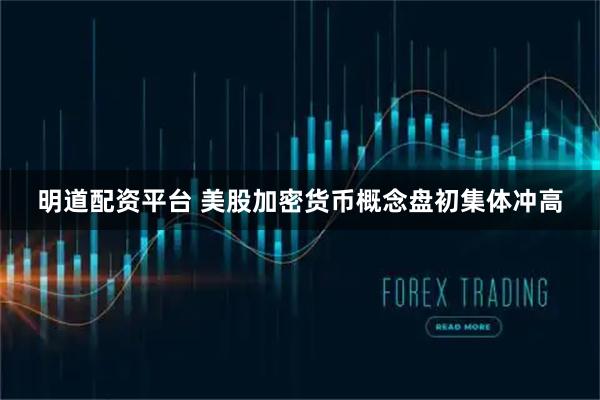明道配资平台 美股加密货币概念盘初集体冲高