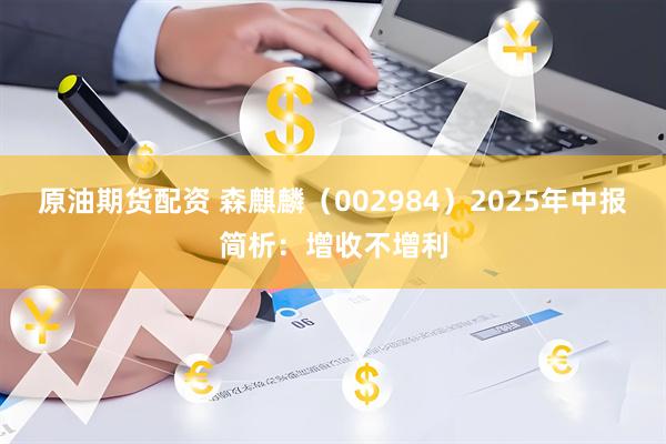 原油期货配资 森麒麟（002984）2025年中报简析：增收不增利